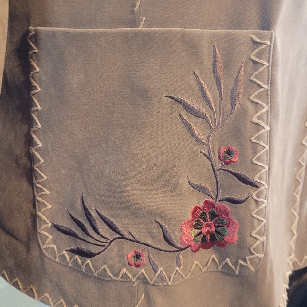Faux Suede Jacket - Picture 3 of 4